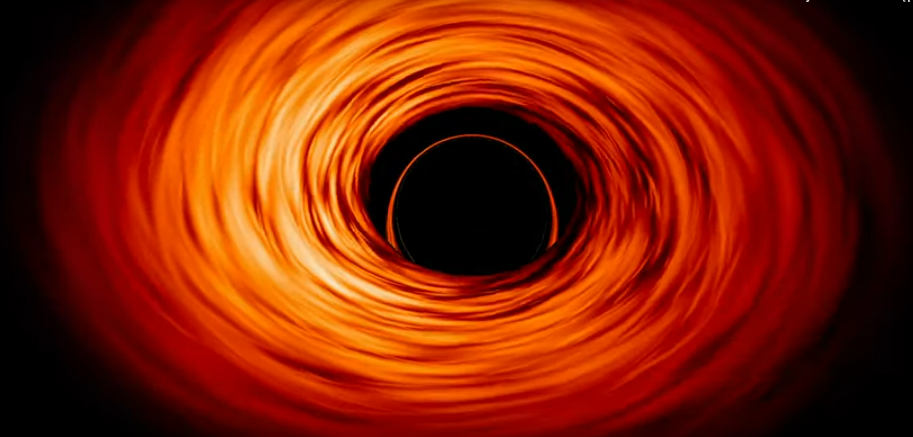 Dysk akrecyjny czarnej dziury (NASA)